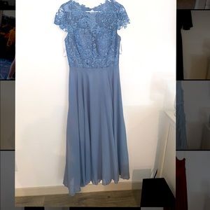 Dusty Blue Bridesmaid Dress